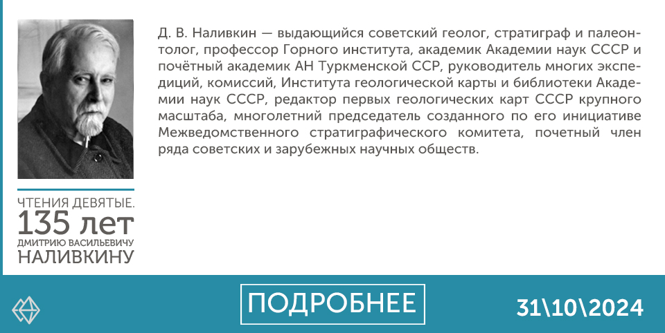 Чтения, посвященные 135-летию со дня рождения Дмитрия Васильевича Наливкина